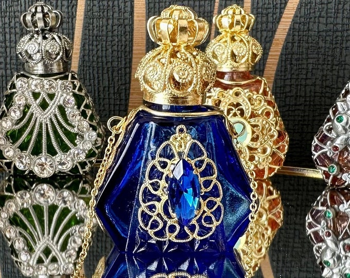 Perfume Vial with Chain for Stylish Wear