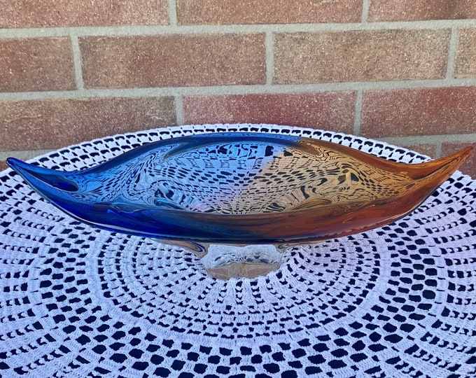Glass bowl, Josef Michal Hospodka - Glassworks Chřibská, Czech Republic.