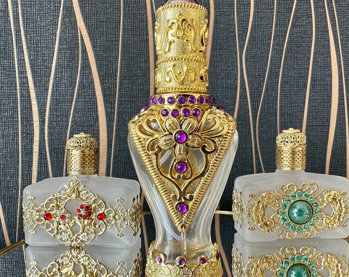 Purple Rhinestone Spray Bottle – Decorative Perfume Atomizer (50 ml)