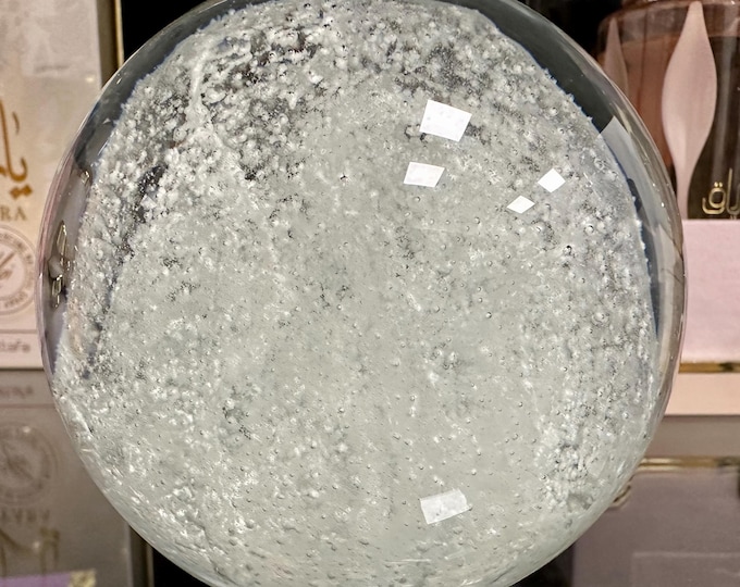 Moonlight Glow Orb – Solar-Charged Crystal Ball for Real Witches