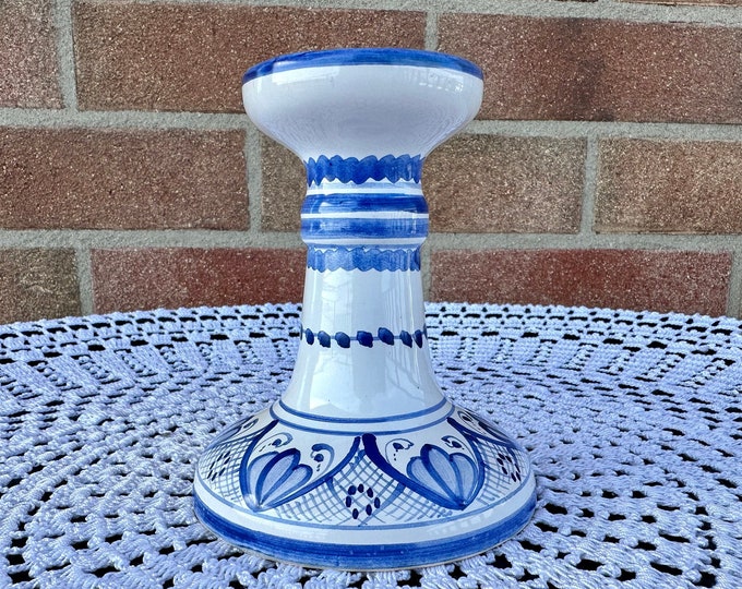 Ceramic decorative hand-painted candlestick