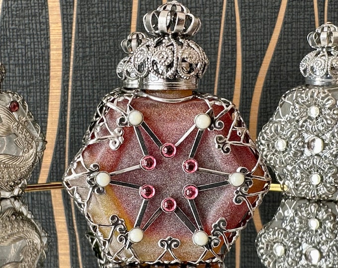 Glass Perfume Bottle with Dip Stick - Elegant Accessory, 7 ml