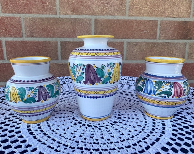 Ceramic vases from 80s