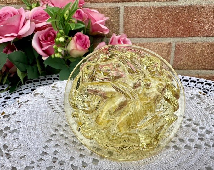 Exquisite Yellow Glass Box