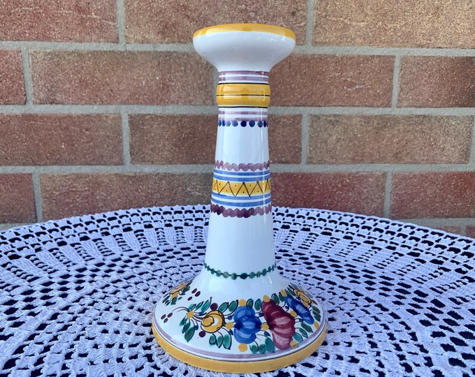 Ceramic decorative hand-painted candlestick