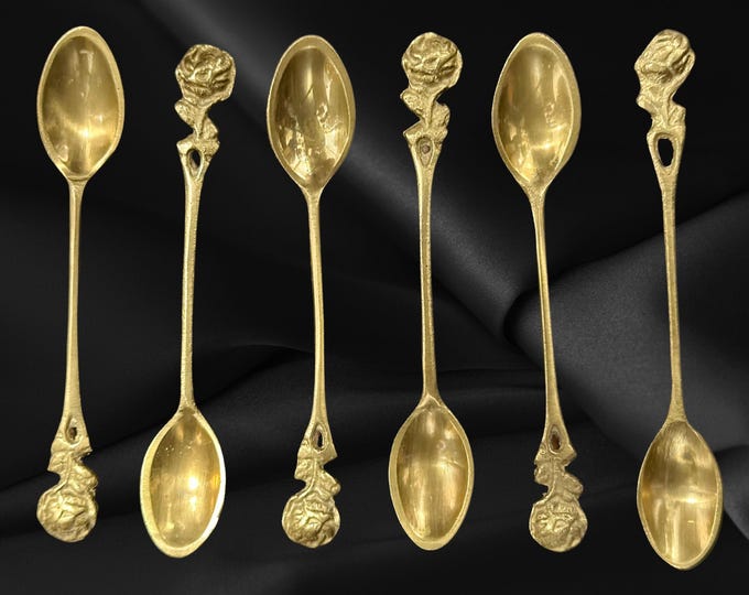 Decorative Baroque Style Coffee Spoons