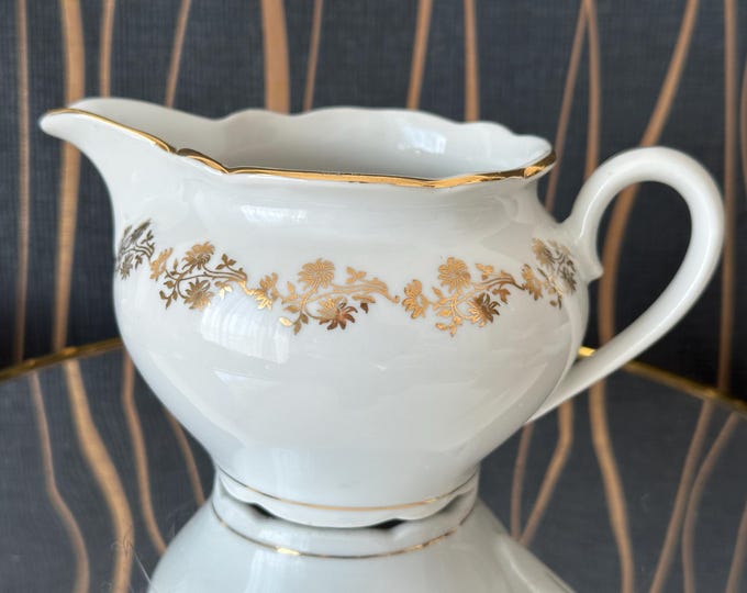 Elegant 24K Gold Milk Jug by Moritz Zdekauer – Timeless Charm