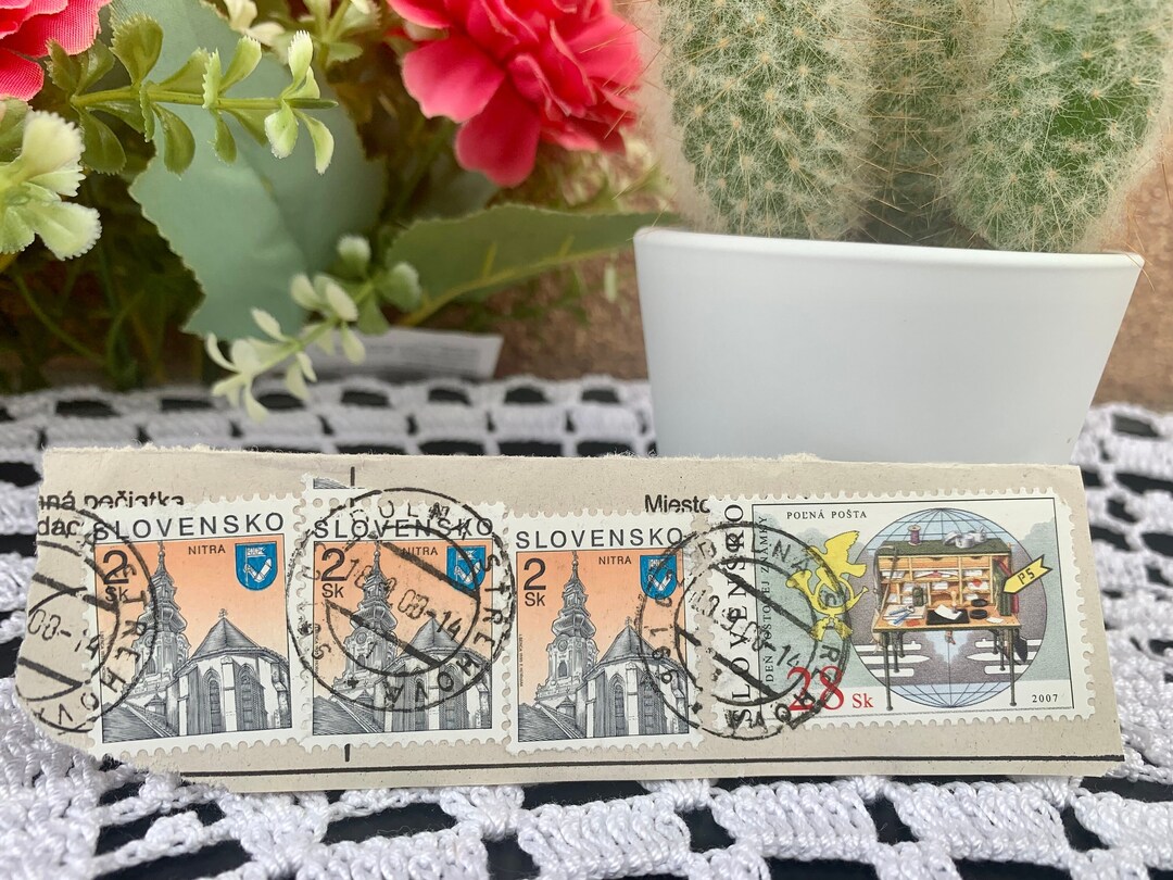 Slovak Postage Stamp Collection Field Post Tribute & Nitra Etsy