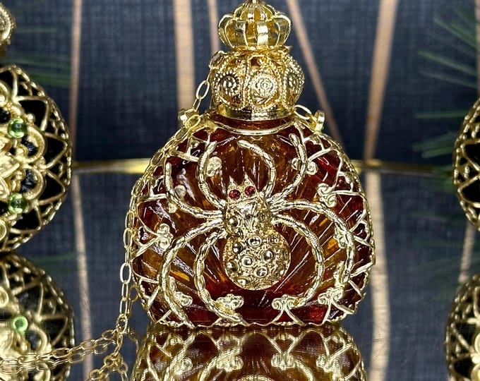 Unique Spider Design Perfume Vial  - Statement Piece for Your Wardrobe