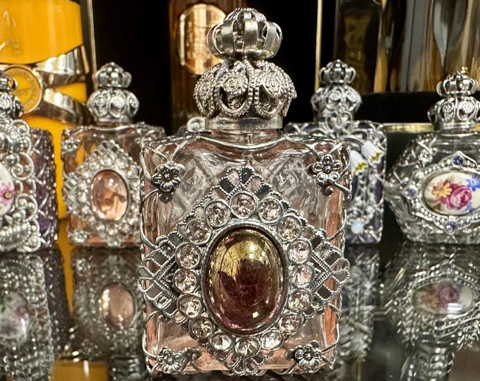 Ornate Vintage-Style Perfume Bottle, 10 ml