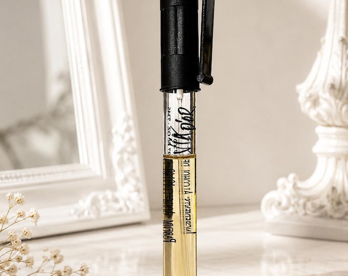 Vintage Refillable Perfume Atomizer Pen 8 ml – Half Full – Retro Collectible Fragrance Container
