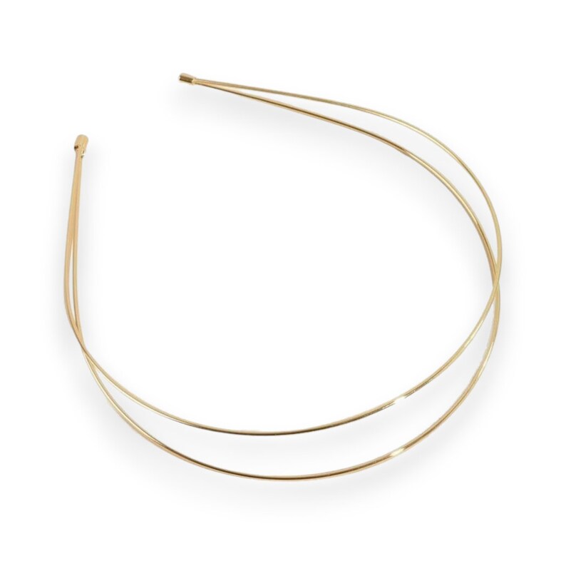 Thin Wire Alice Band Hair Band Tiara Base Headband Single Row / Double