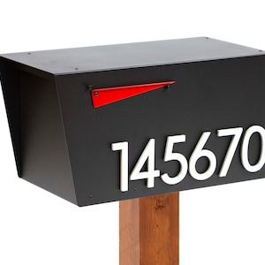 Large Mailbox, Post-Mounted Contemporary Style HC110 image 10