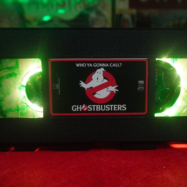 VHS LAMP - Ghostbusters - Groene LED