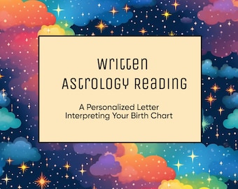 Carta sobre tu carta natal astrológica