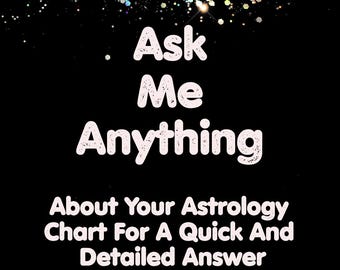 AMA - Pregúntame cualquier cosa sobre tu carta astral