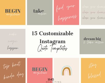 Plantillas de Instagram, Plantillas de Canva para Instagram