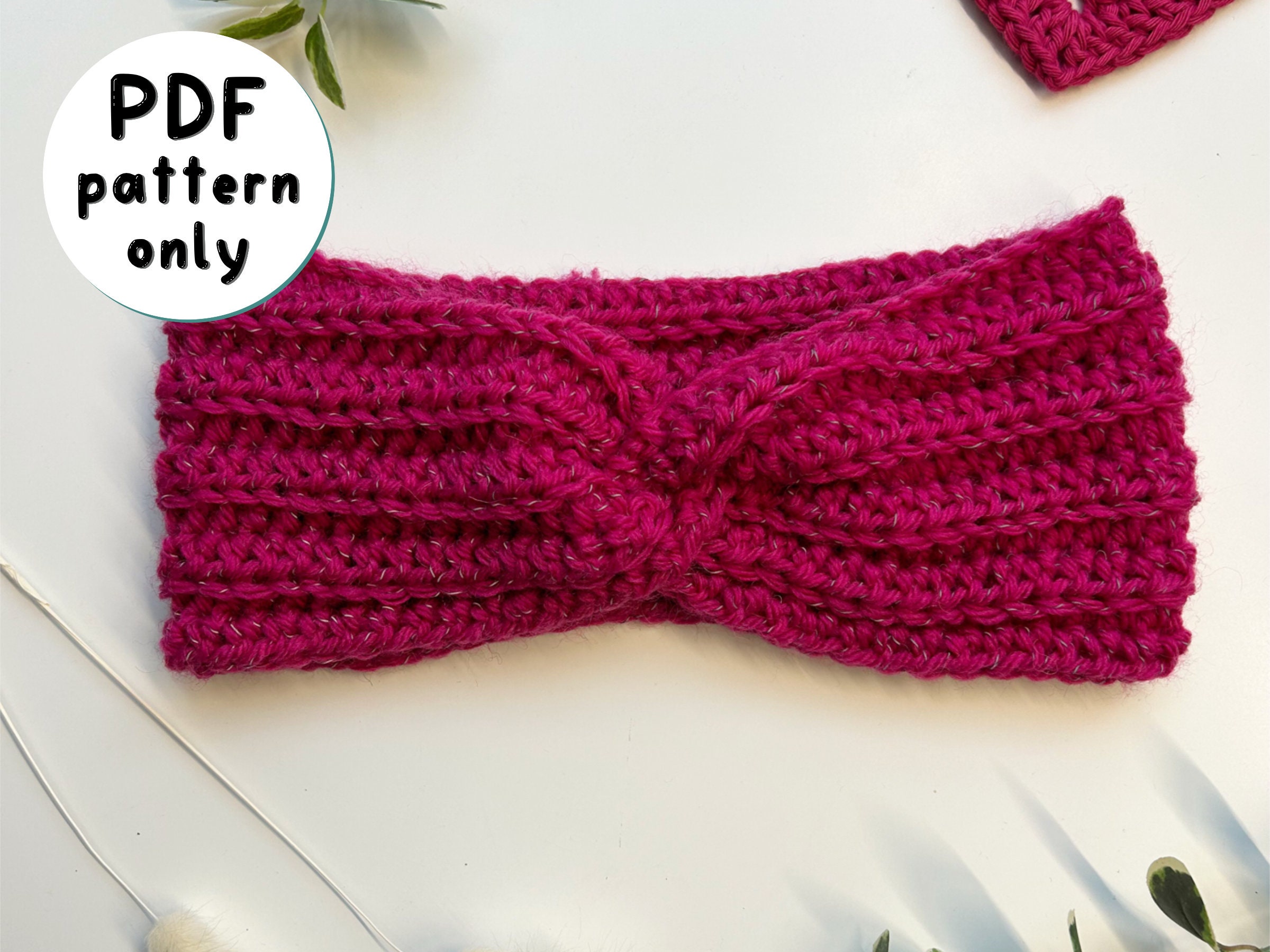 Headband Crochet Pattern for Beginners Crochet Headband Easy Crochet