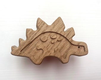 Wooden Knobs Stegosaurus for Kids Dresser Untreated Oak Handles Furniture Knob Dresser Drawer Door Drawer Pull Handle Wall Hooks Dinos