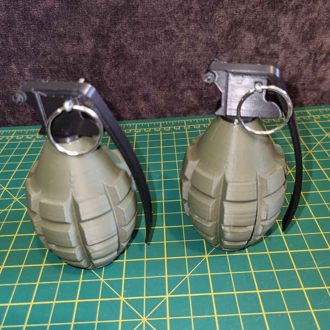 Pineapple Grenades Replica 3d Printed Reenactment Cosplay Props Etsy UK