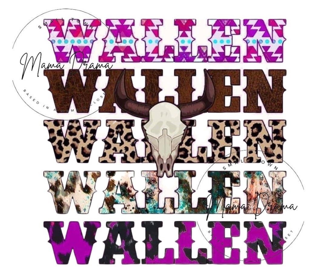 Wallen SVG, Wallen SVG, Png-custom Request, Wallen Design, Western ...