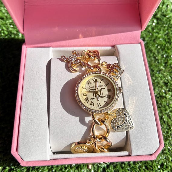 Original Juicy Couture Watch with Gold Tone Band Juicy Couture Jetsetter Gold Dial Gold-Plated Stainless  main image 4