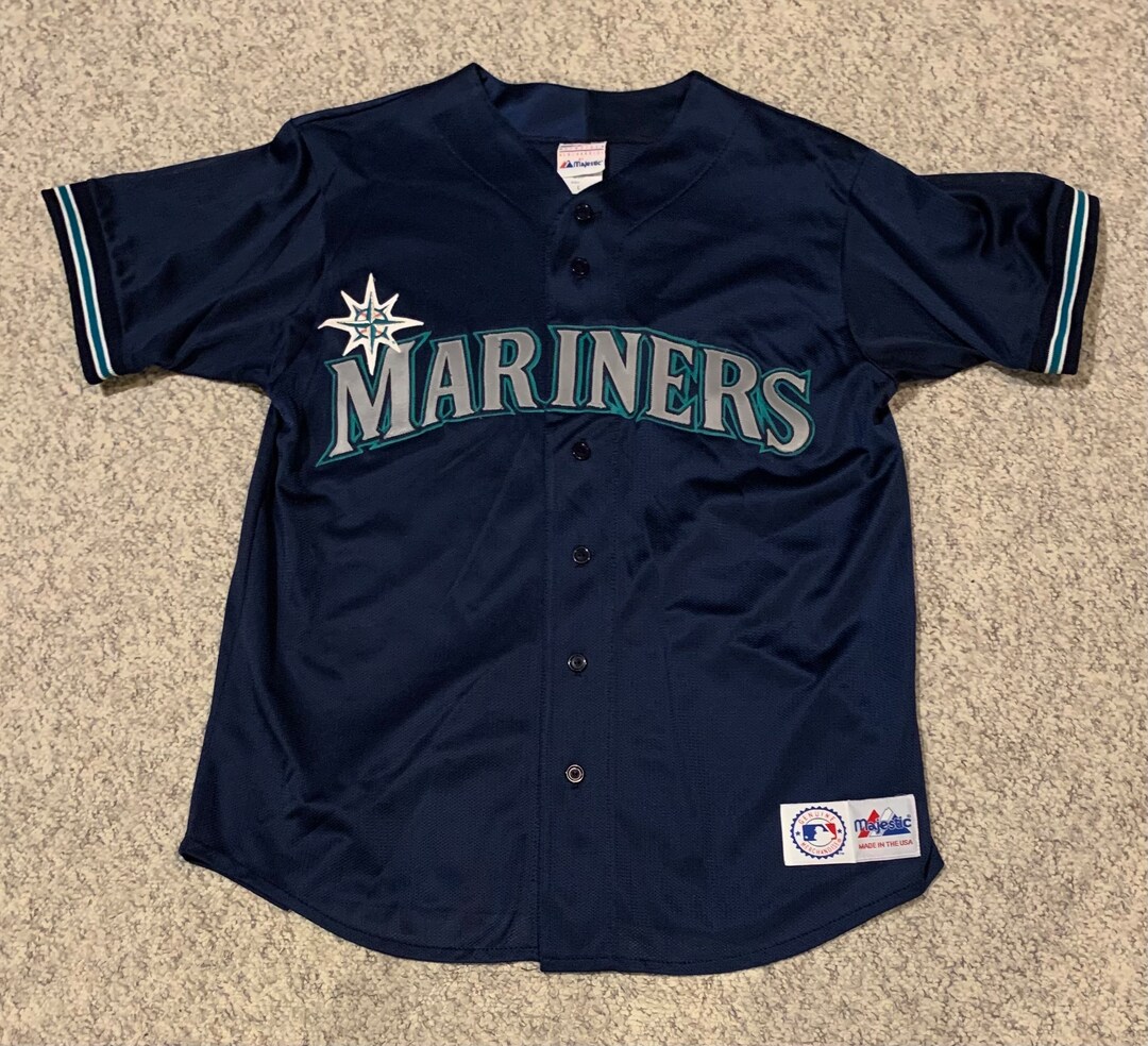 Seattle Mariners Vintage 90s Never Worn Majestic Replica Etsy