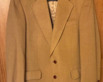 Vintage 90's Todays Man Men's Tan Sport Coat GENTLEMAN'S Jacket