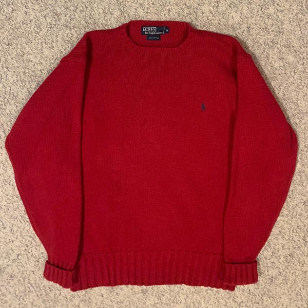Designer vintage men’s sweater, gently worn, size Medium