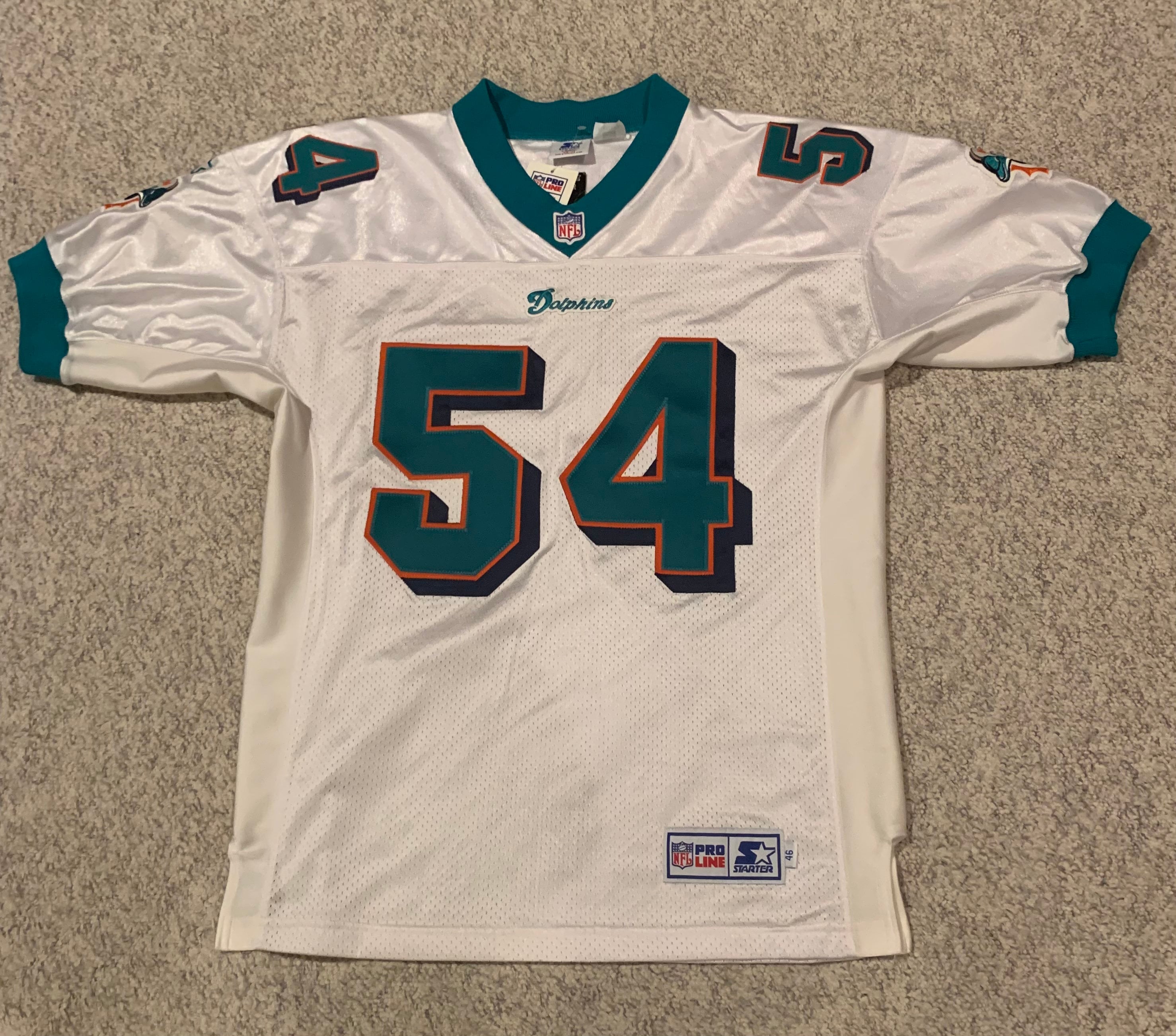 NFL Miami Dolphins Football Dan Marino V Neck Jersey Shirt - Salem - L