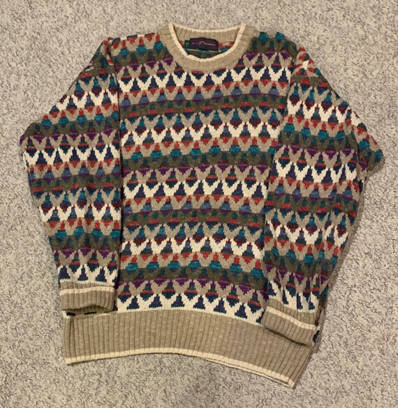 Designer vintage 80’s men’s sweater, gently worn,… - image 1