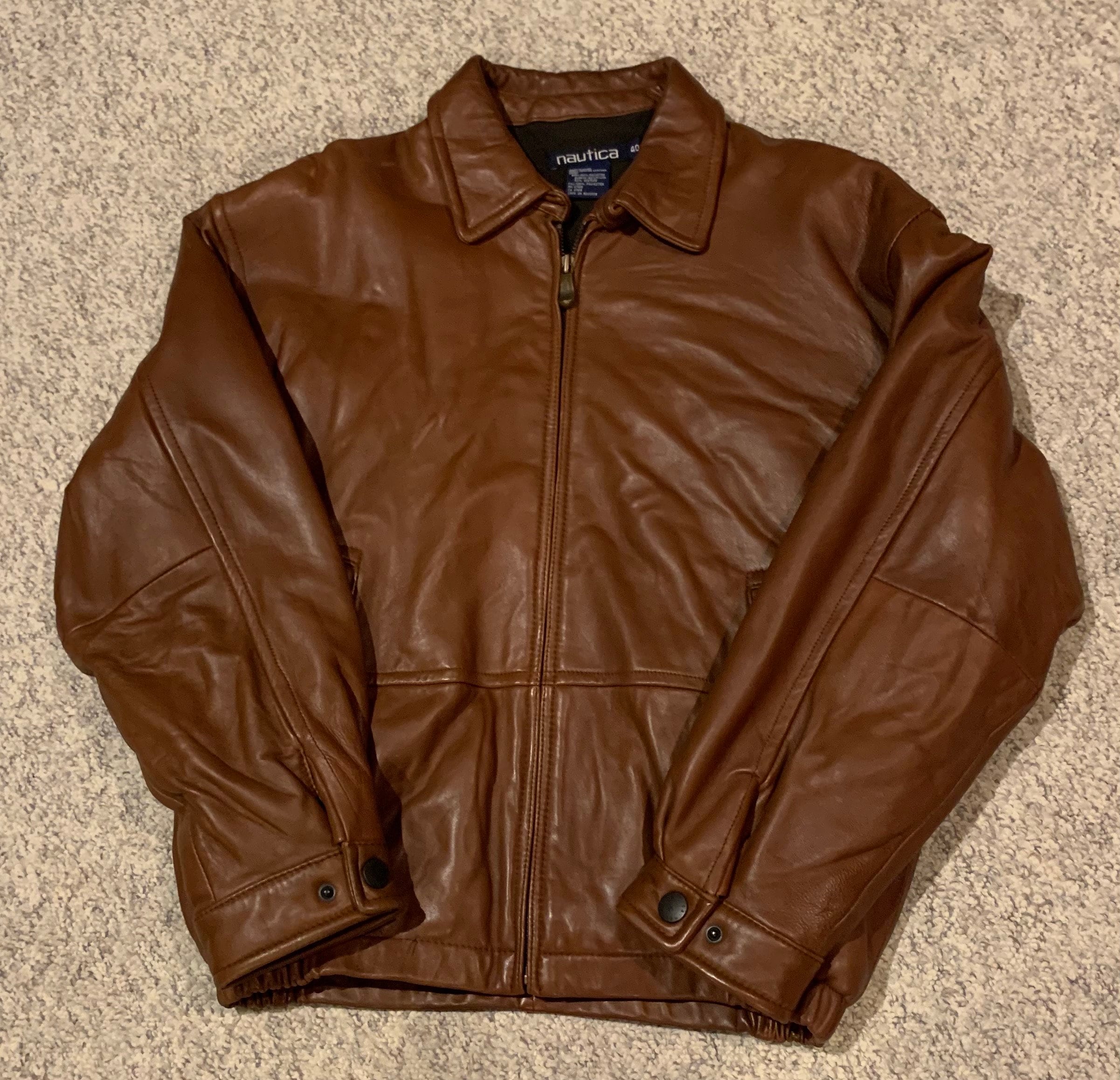 Early 2000s Leather Jacket - Etsy