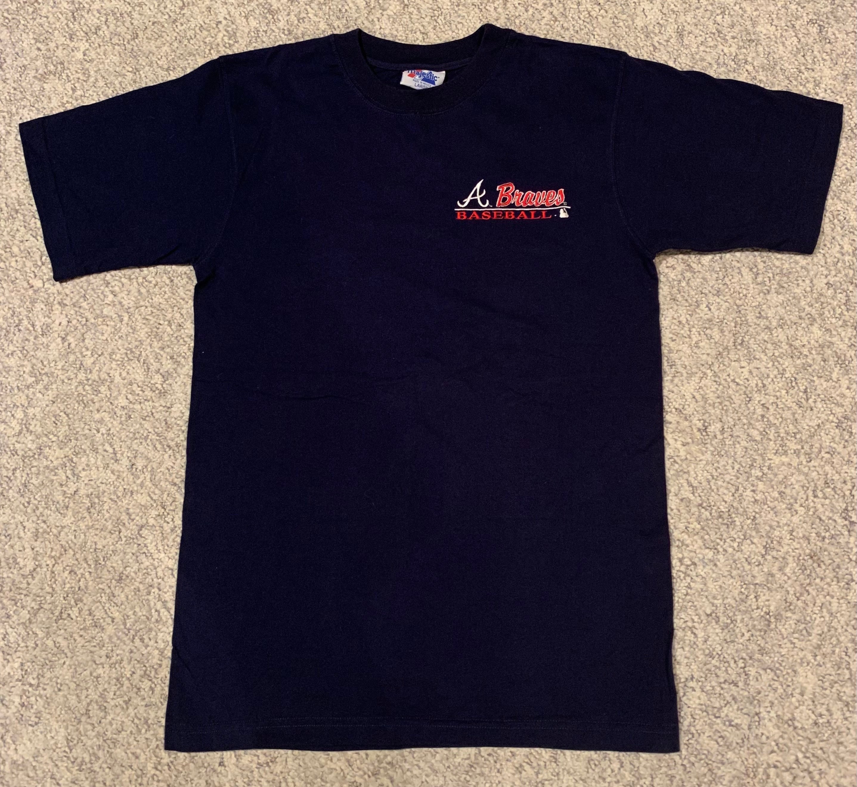 Atlanta Braves Vintage 90s Never Worn Majestic T-shirt Size 