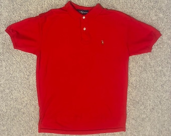 Polo de créateur vintage à manches courtes, début des années 2000, jamais porté, taille femme Medium