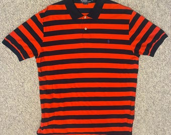 Designer vintage kortärmad pikétröja, mitten av 1990-talet, oanvänd, storlek herr Large