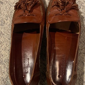 Bally Kiltie Loafers Brown Leather Classic Slip On Shoes Mens Size 9.5 EEE Bally Men main image 4