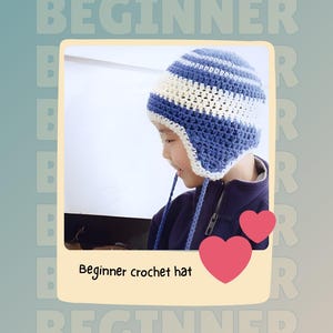 Kids' Warm Hat with Ear Flaps & Pompoms | Easy Crochet Pattern (PDF)