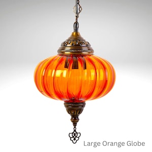PLUG IN Pendant Light, Hanging Lamp, Swag Night Light, Turkish Moroccan Lamps, Rustic Lamp, Bedroom, Kitchen, Living Room