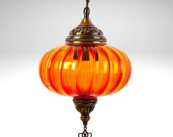 Rare Find MCM Multicolored Diamond Lucite Hanging Lamp, Wall Rare Find MCM Multicolored Diamond Lucite Hanging Lamp, Wall