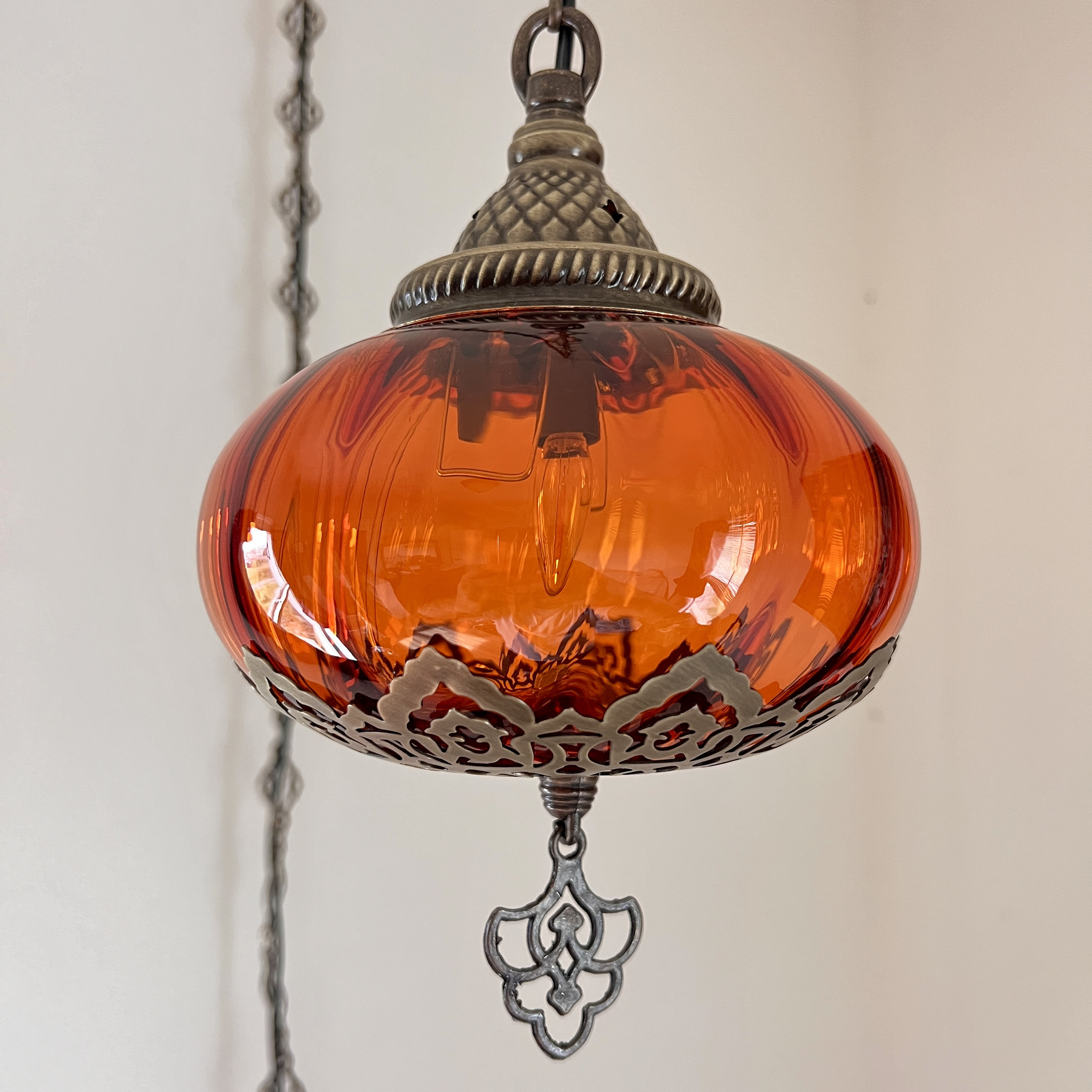 PLUG IN Pendant Light Hanging Lamp Swag Night Light Turkish Moroccan Lamps Rustic Lamp Bedroom Kitchen Living Room Etsy