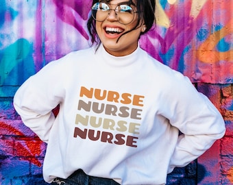 Nurse Sweatshirt - Nurse Crewneck, School Nurse Gift, Future Nurse Shirts Sweatshirt