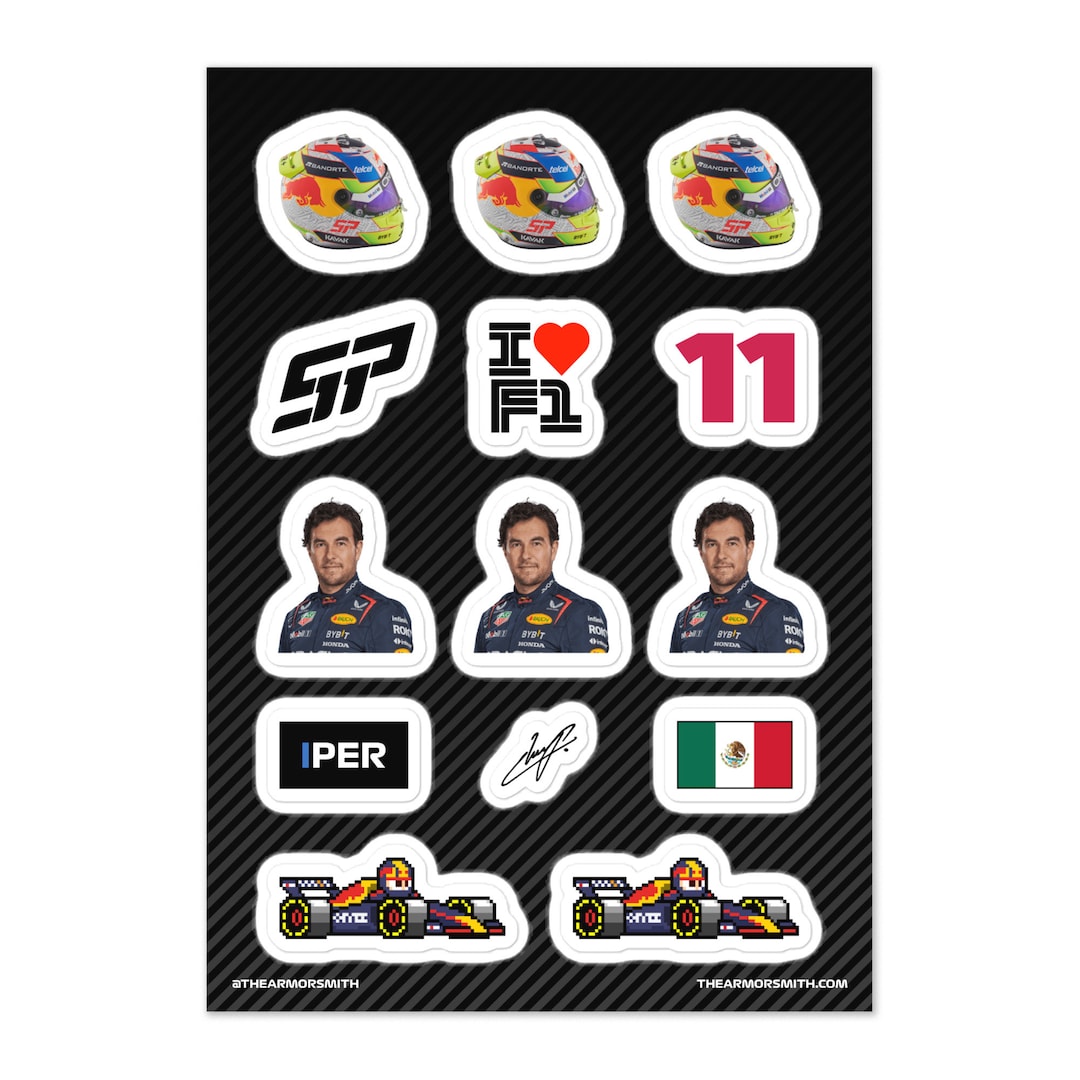 Checo Perez Sergio Checo Perez Stickers Formula 1 Formula One F1 Sticker - Etsy