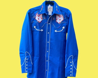 Vintage 50s Roy Rogers by J Bar T Fringe Embroidered Western Rodeo  