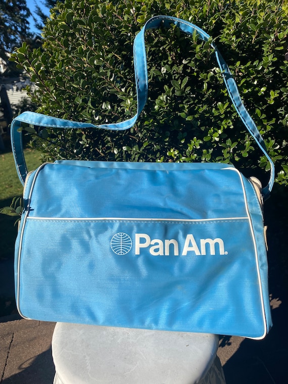 Vintage Pan Am Bags, Pan Am Travel Bags, Vinyl Pan