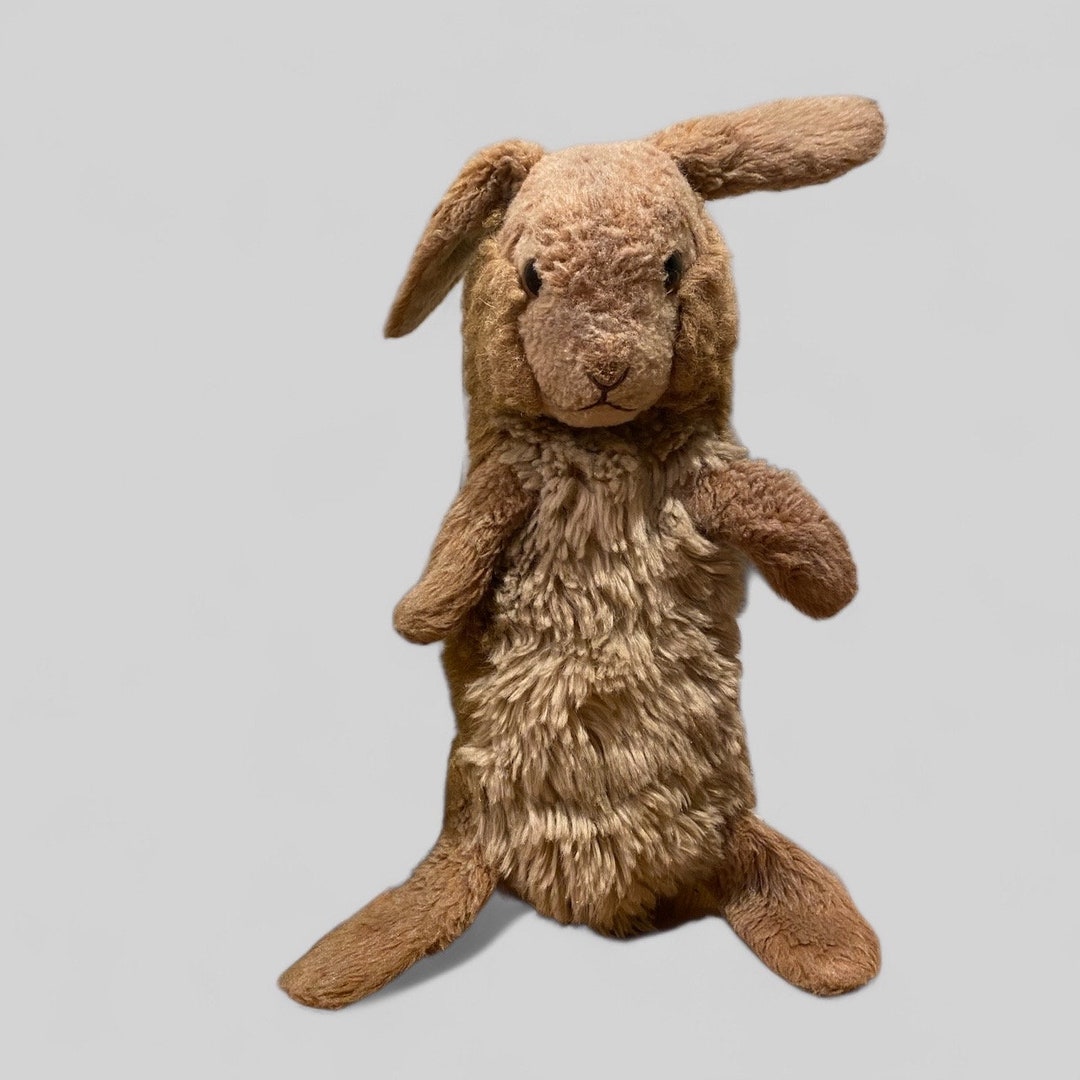 Vintage Bunny Hand Puppet Vintage Hand Puppet, Rabbit Puppet Etsy