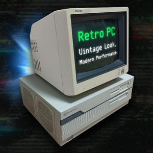 Prebuilt Retro 90's Gaming PC (Made to Order) Custom Computer/Sleeper Build with Modern Performance