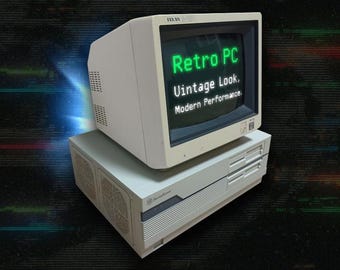 Ordinateur de jeu rétro des années 90 (fabriqué sur commande) fabriqué sur mesure avec des performances modernes