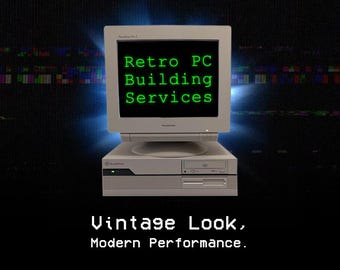 Retro PC (Build Service) pour ordinateur personnalisé. Une couchette des années 90 avec des performances modernes. Lisez la description, le message pour demander un devis.