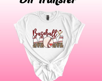 Baseball Mom Dtf Transfer | DTF Transfer | Iron on Transfer | Heat Transfer | Image Transfer