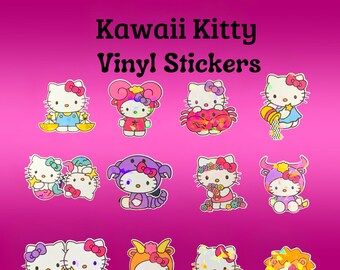 Kawaii Kitty Zodiac Stickers | Car Sticker